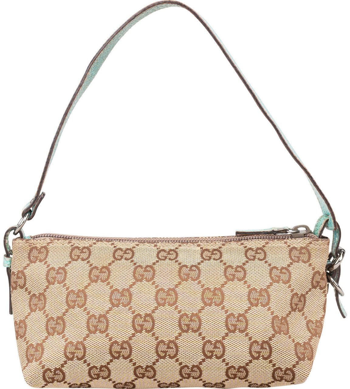 Gucci Gucci Monogram GG Boat Pochette Handbag Beige