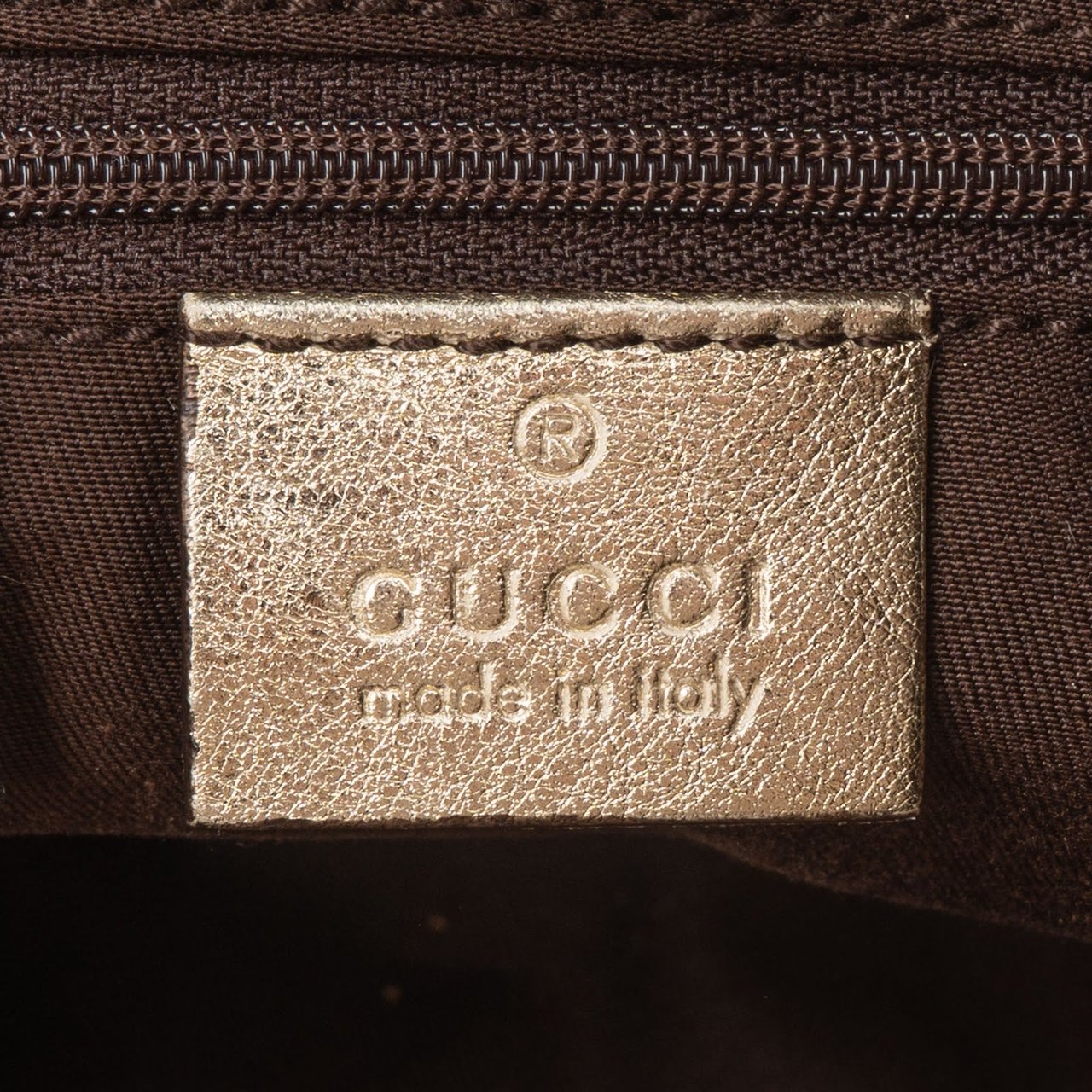 Gucci Gucci Monogram GG Canvas Abbey Shoulder Bag Beige