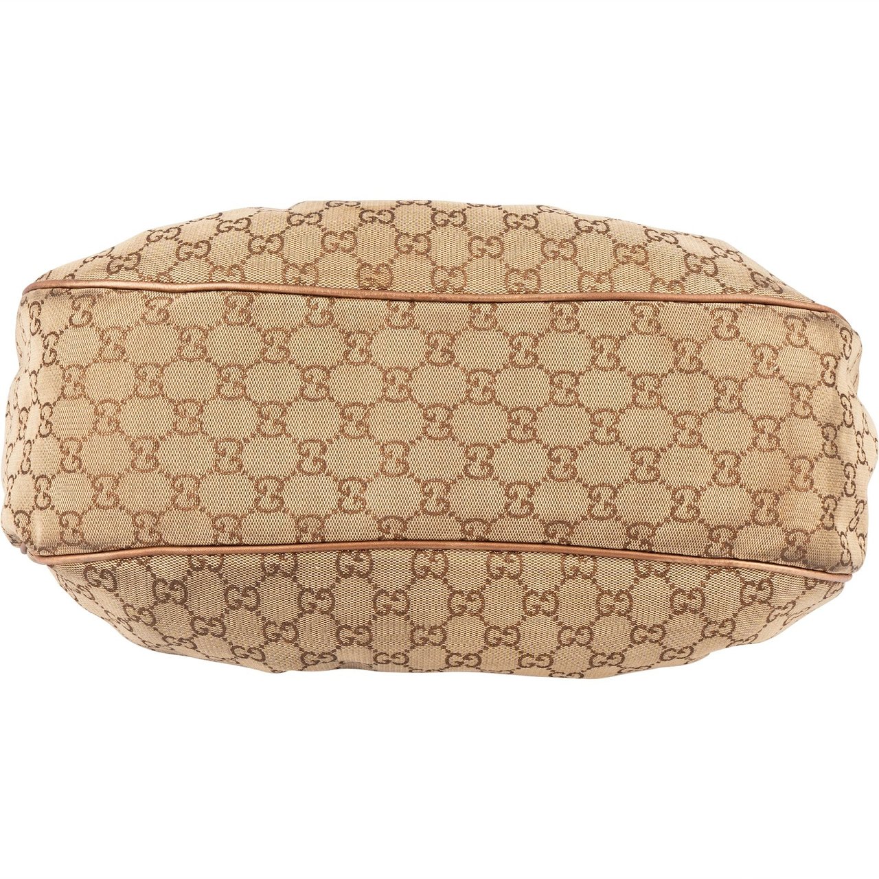 Gucci Gucci Monogram GG Canvas Sukey Hobo Shoulder Bag Bruin