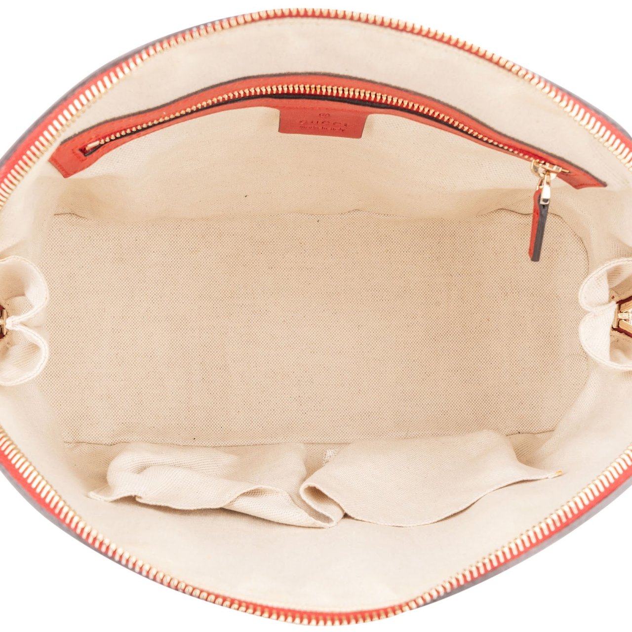 Gucci Gucci Red Microguccissima Patent Leather Dome Handbag Rood