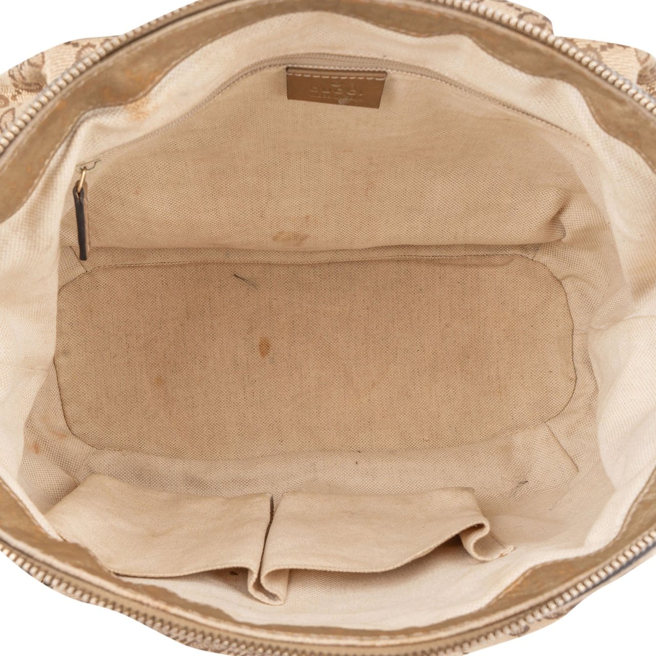 Gucci Gucci Monogram GG Sukey Handbag Bruin