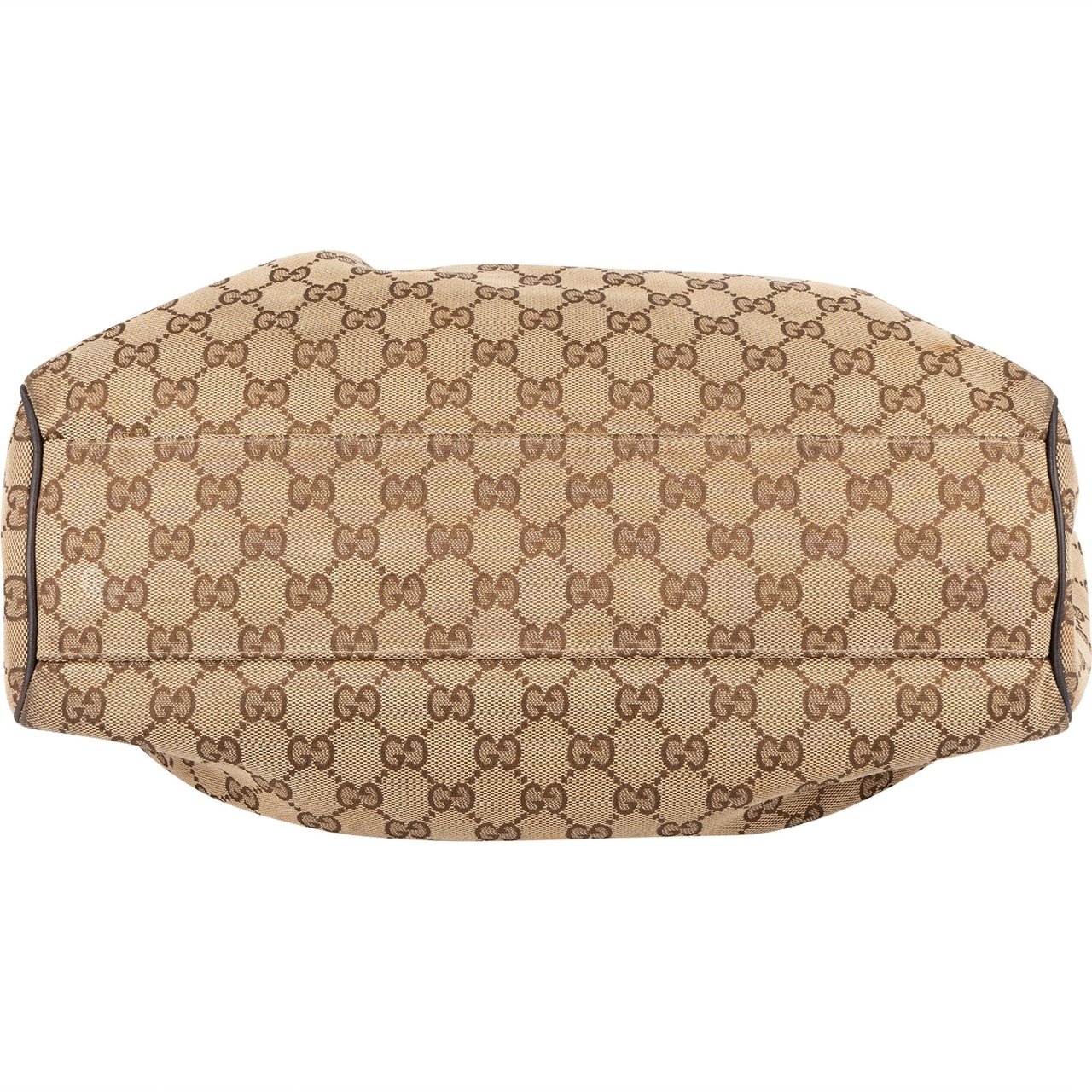 Gucci Gucci Monogram GG Sukey Handbag Bruin