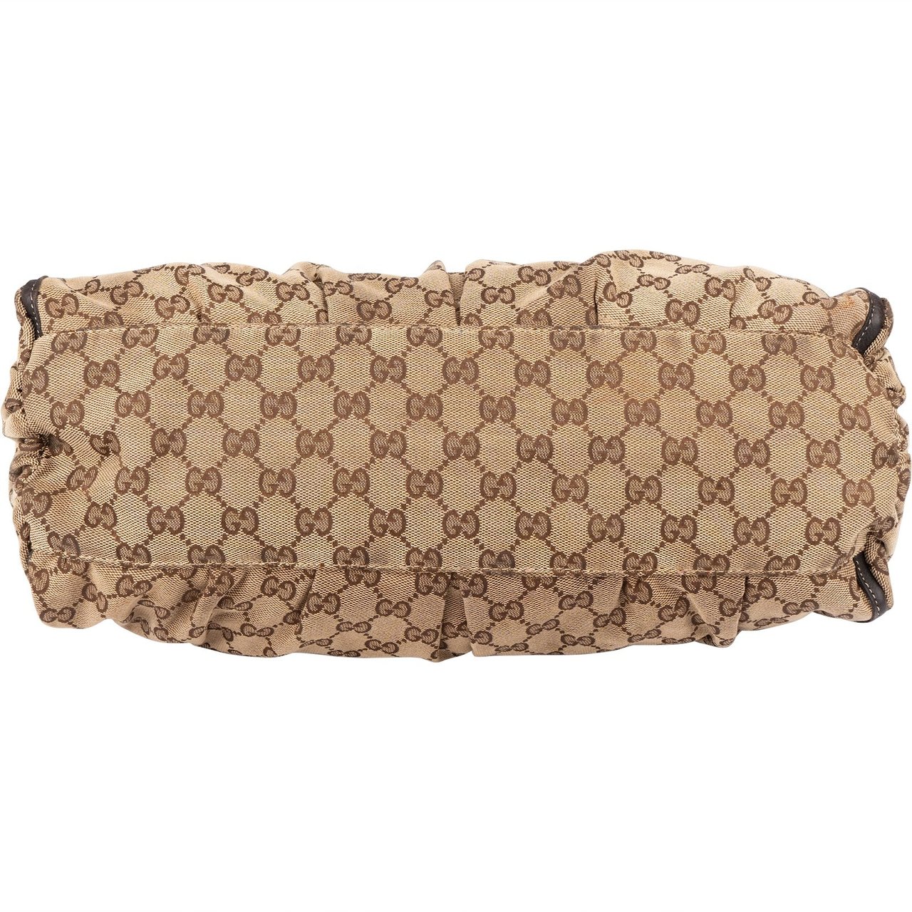 Gucci Gucci Monogram Abbey D-Ring Hobo Shoulder Bag Bruin