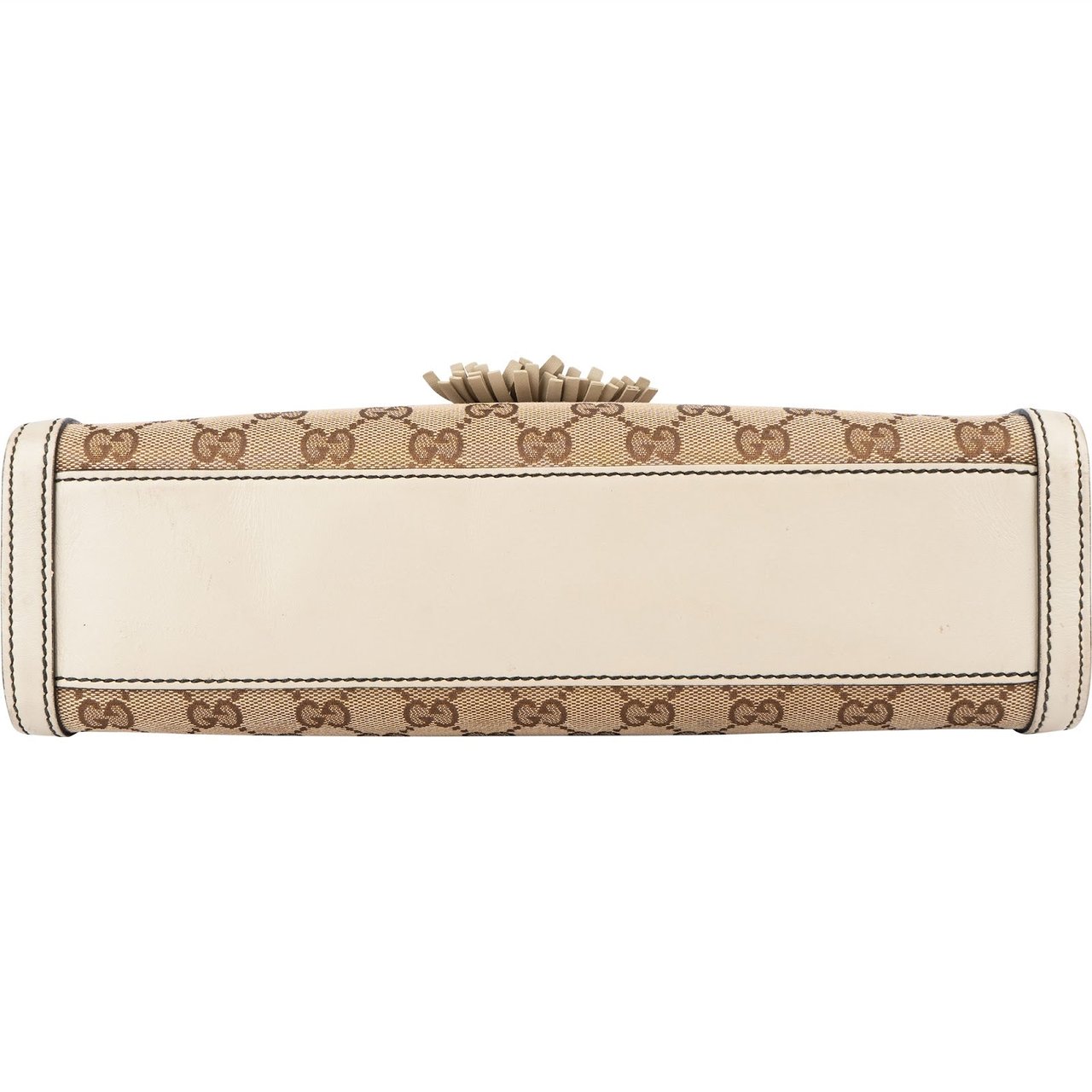 Gucci Gucci Monogram GG Emily Chain Shoulder Bag Beige