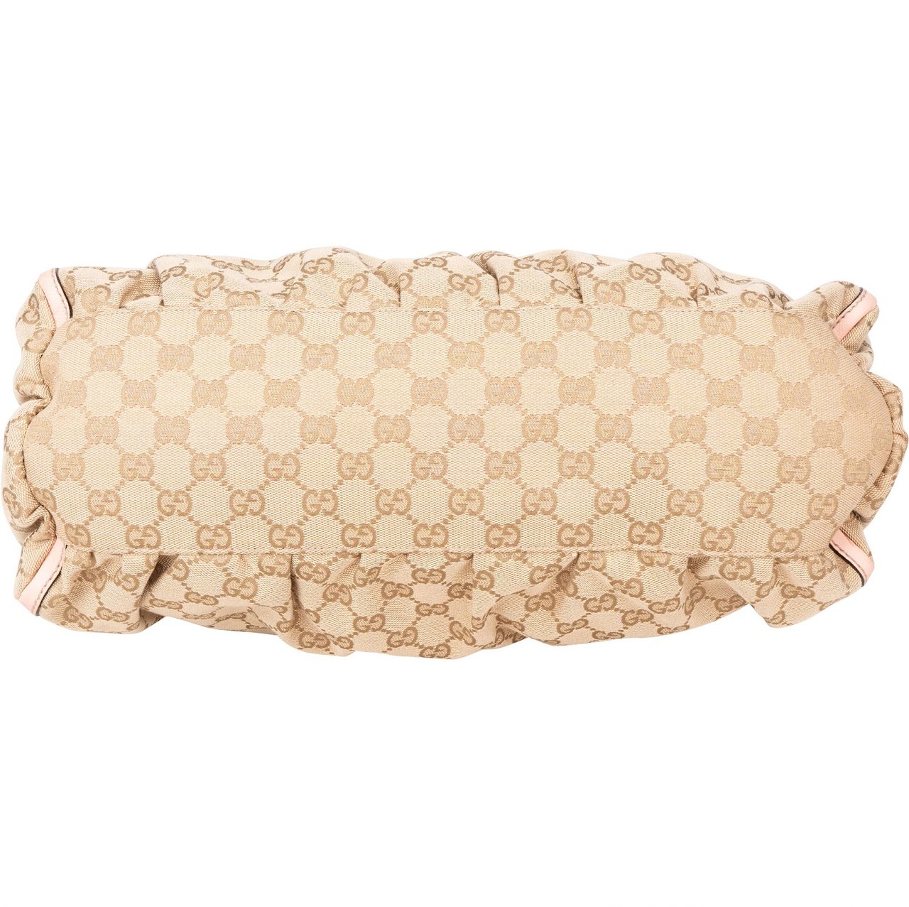 Gucci Gucci Monogram GG Abbey Hobo Handbag Beige