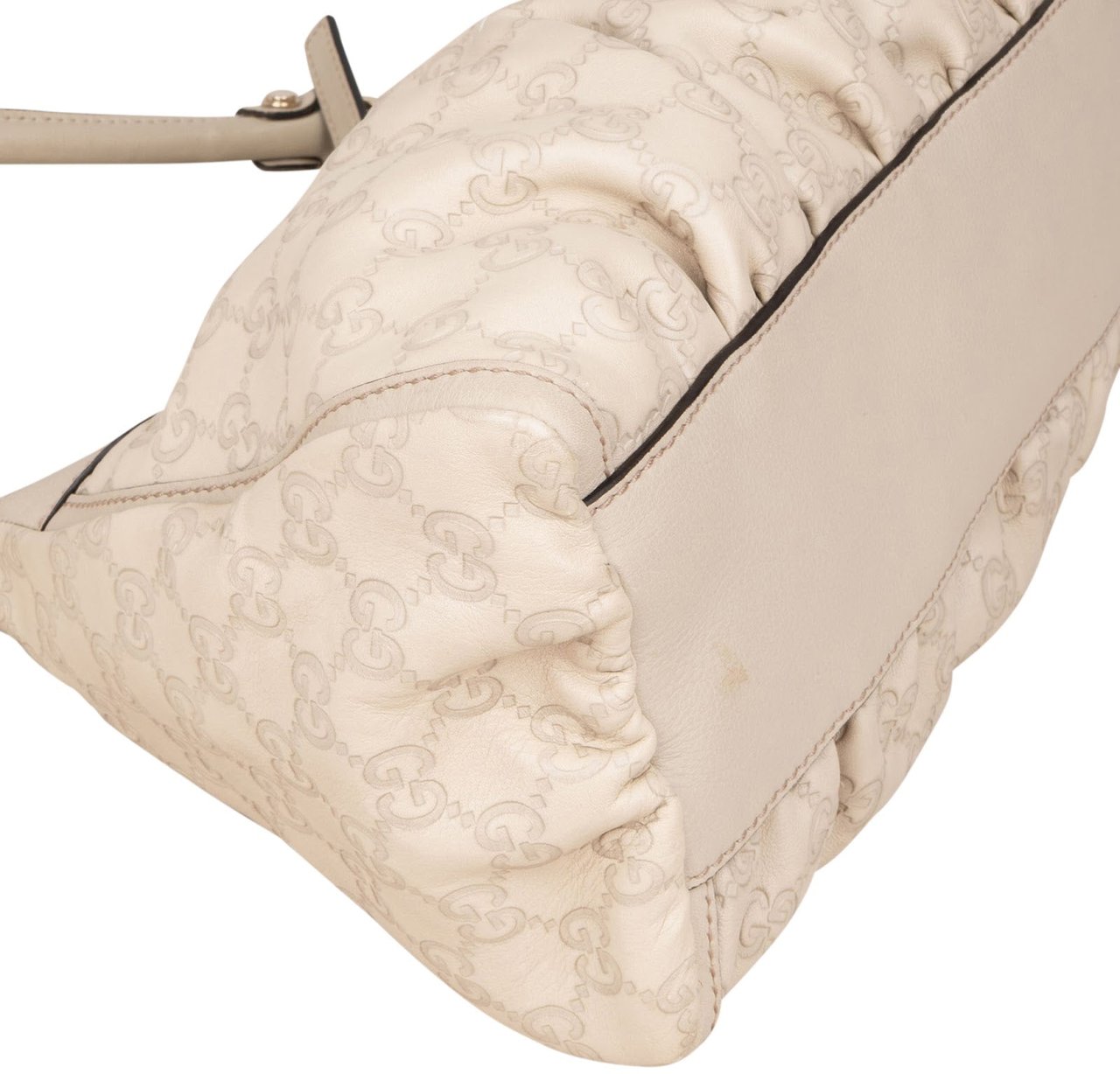 Gucci Gucci Leather Monogram Abbey Handbag Divers