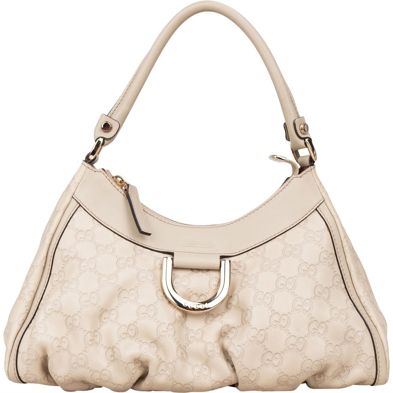 Gucci Gucci Leather Monogram Abbey Handbag Divers