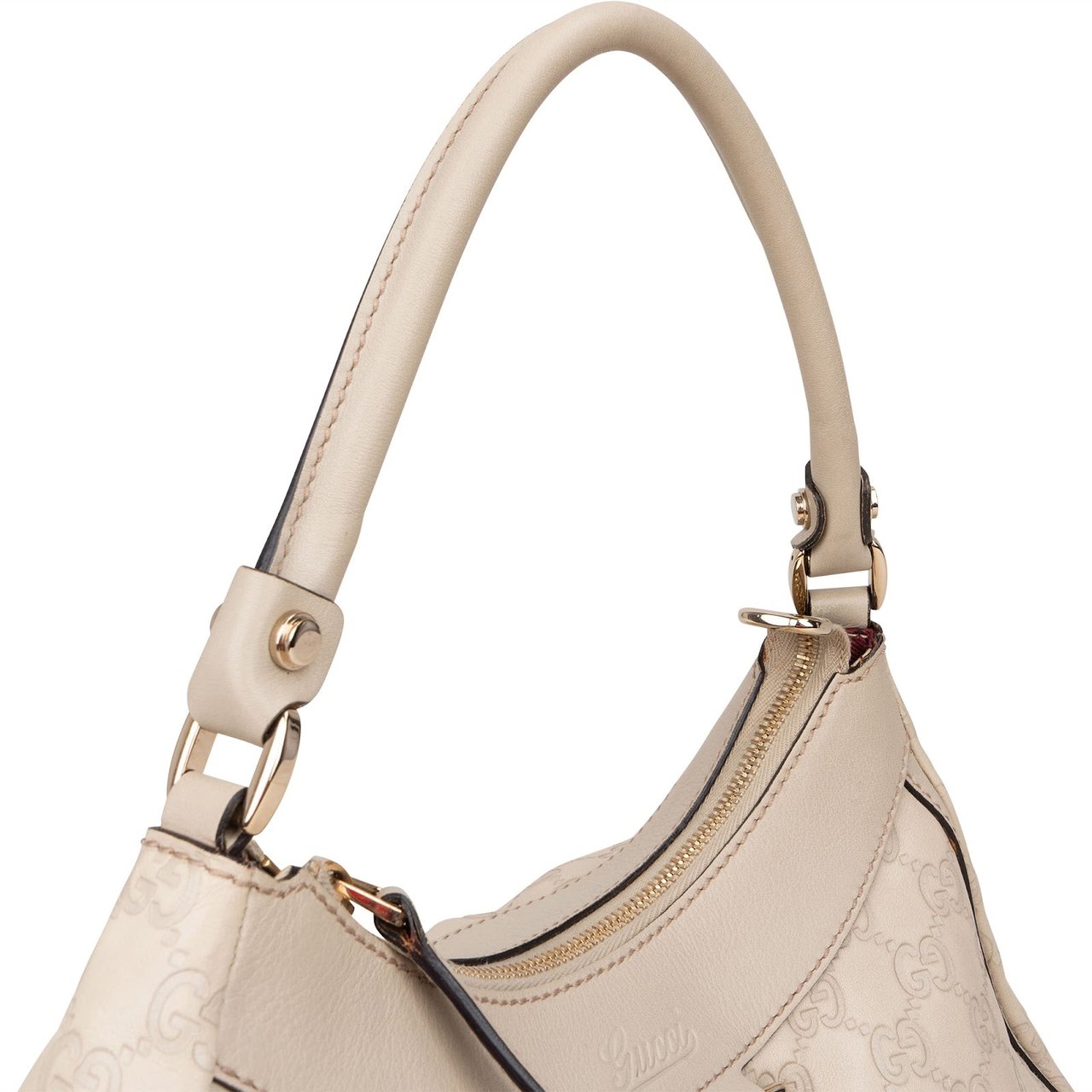 Gucci Gucci Leather Monogram Abbey Handbag Divers