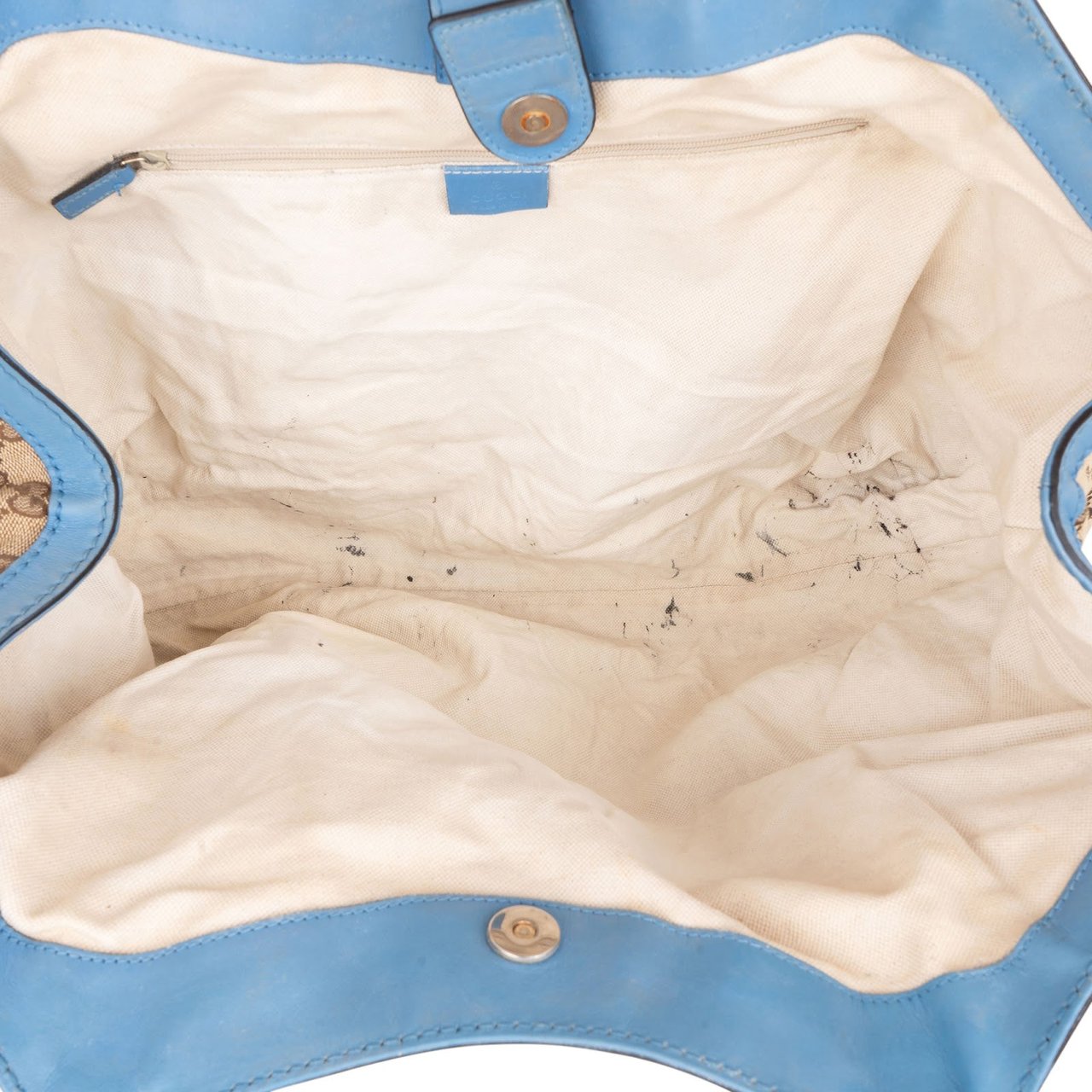 Gucci Gucci Monogram GG Sukey Handbag Beige