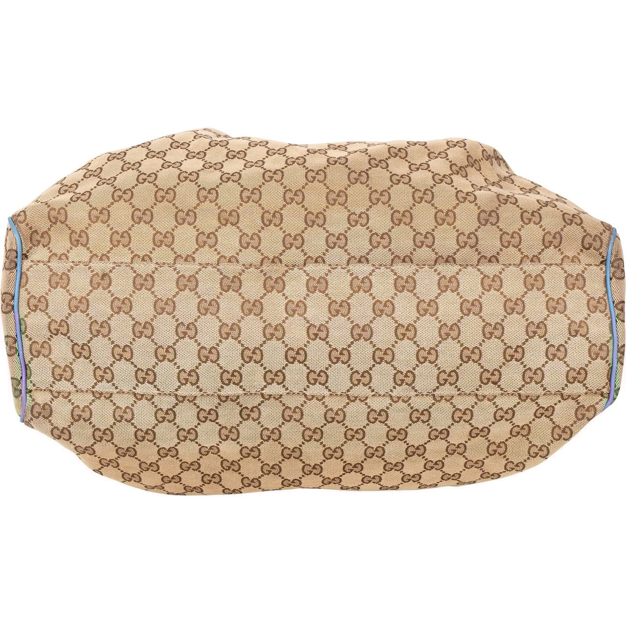 Gucci Gucci Monogram GG Sukey Handbag Beige