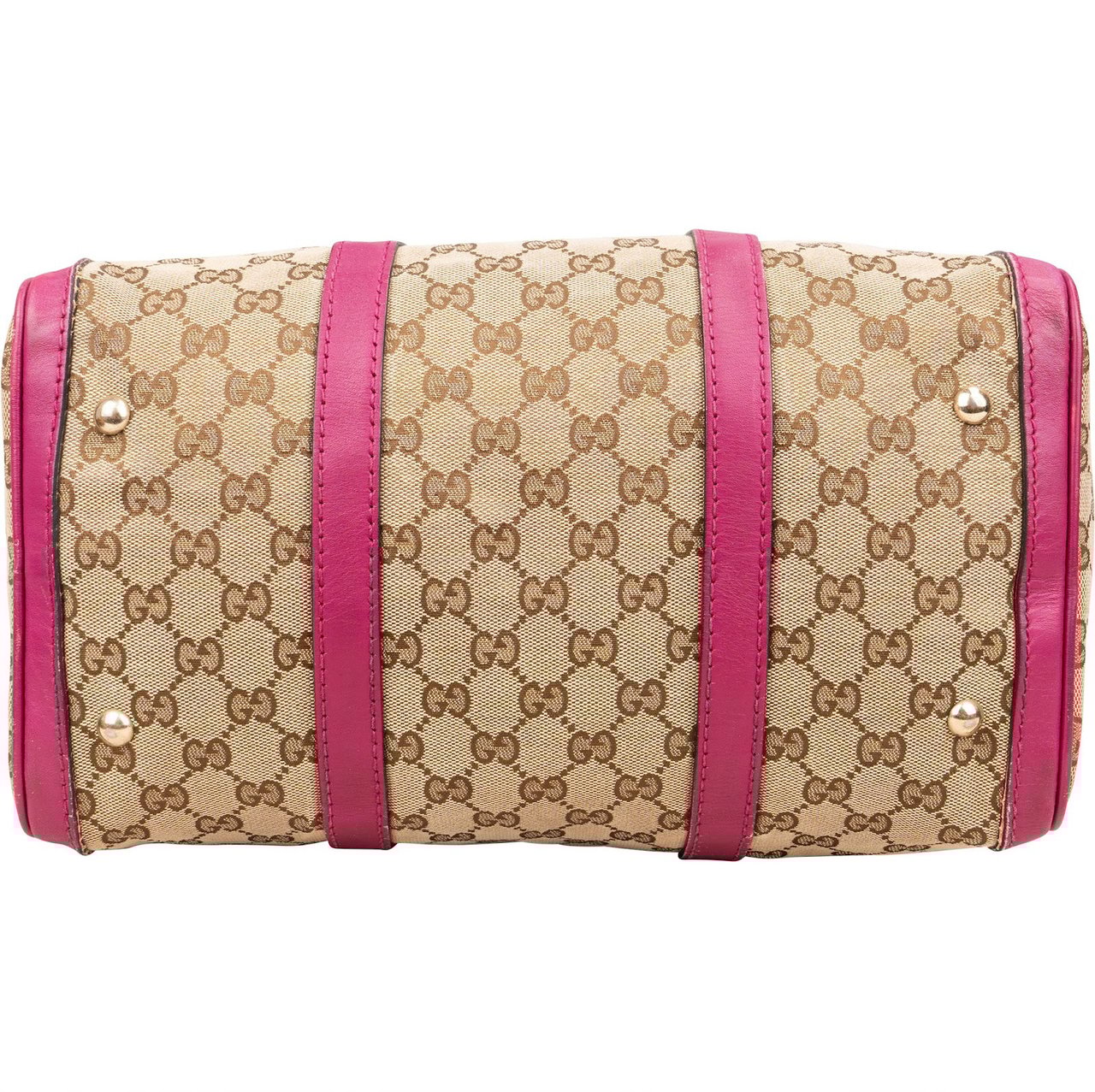 Gucci Gucci Monogram GG Boston Handbag Beige