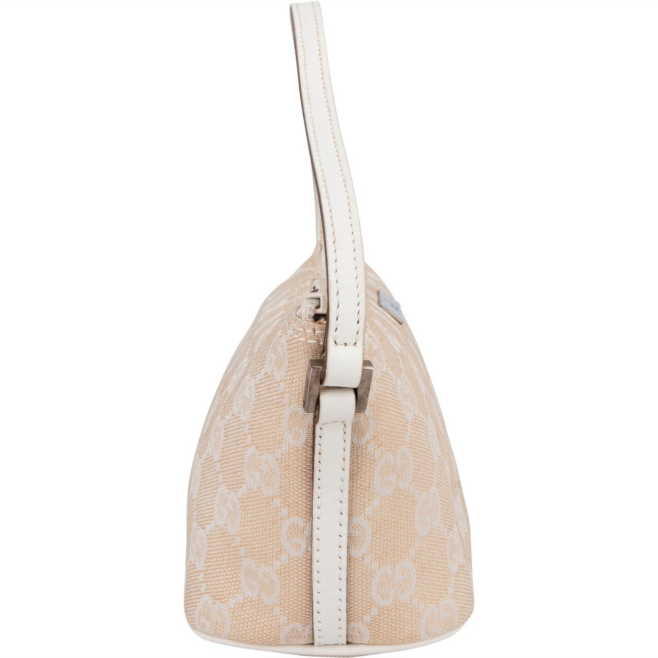 Gucci Gucci Monogram GG Boat Handbag Beige