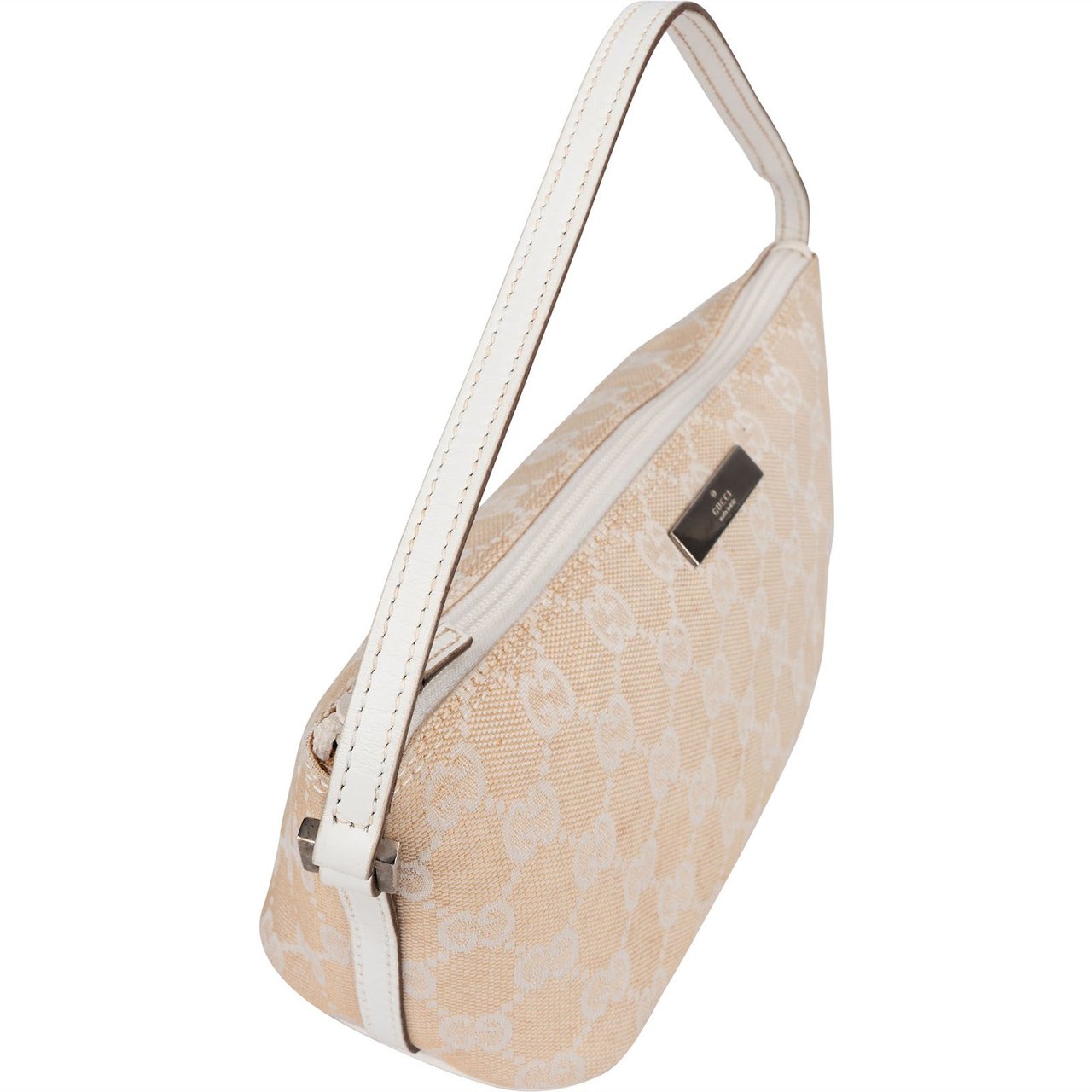 Gucci Gucci Monogram GG Boat Handbag Beige