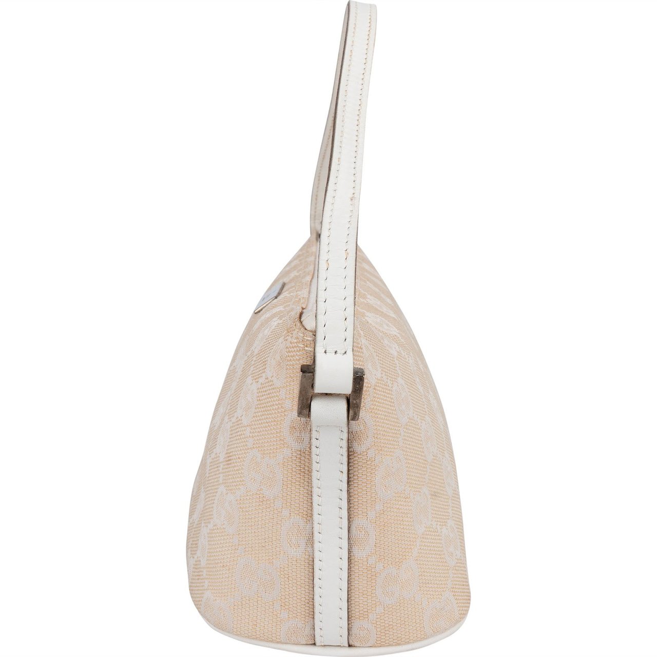 Gucci Gucci Monogram GG Boat Handbag Beige