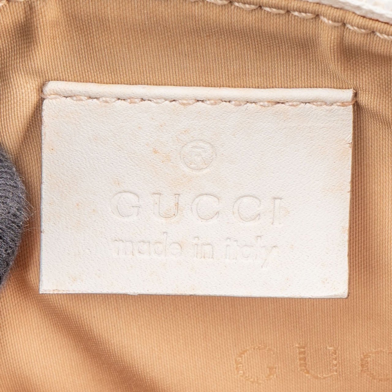 Gucci Gucci Monogram GG Boat Handbag Beige