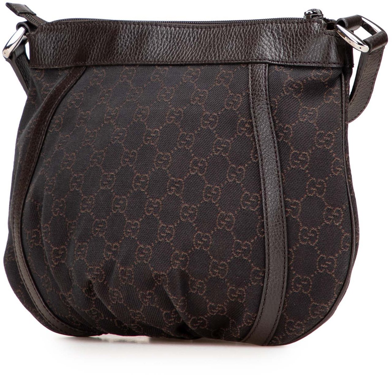 Gucci GG Canvas Abbey D Ring Crossbody Bruin