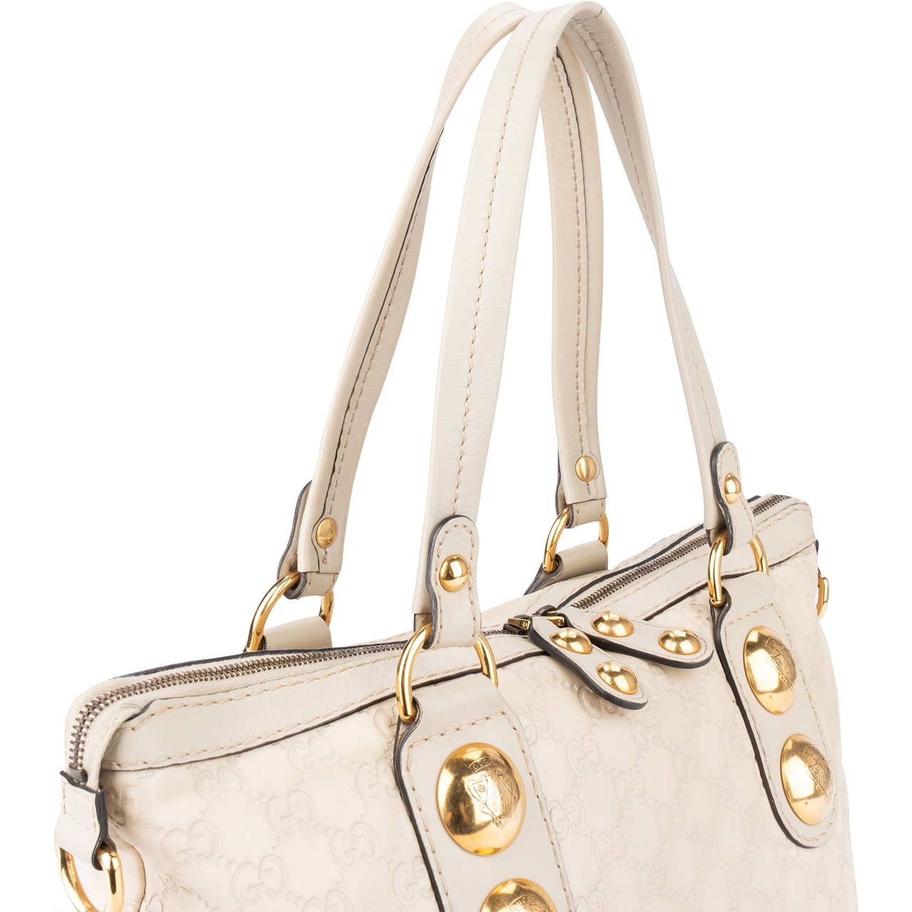 Gucci Gucci Leather GG Monogram Handbag Divers