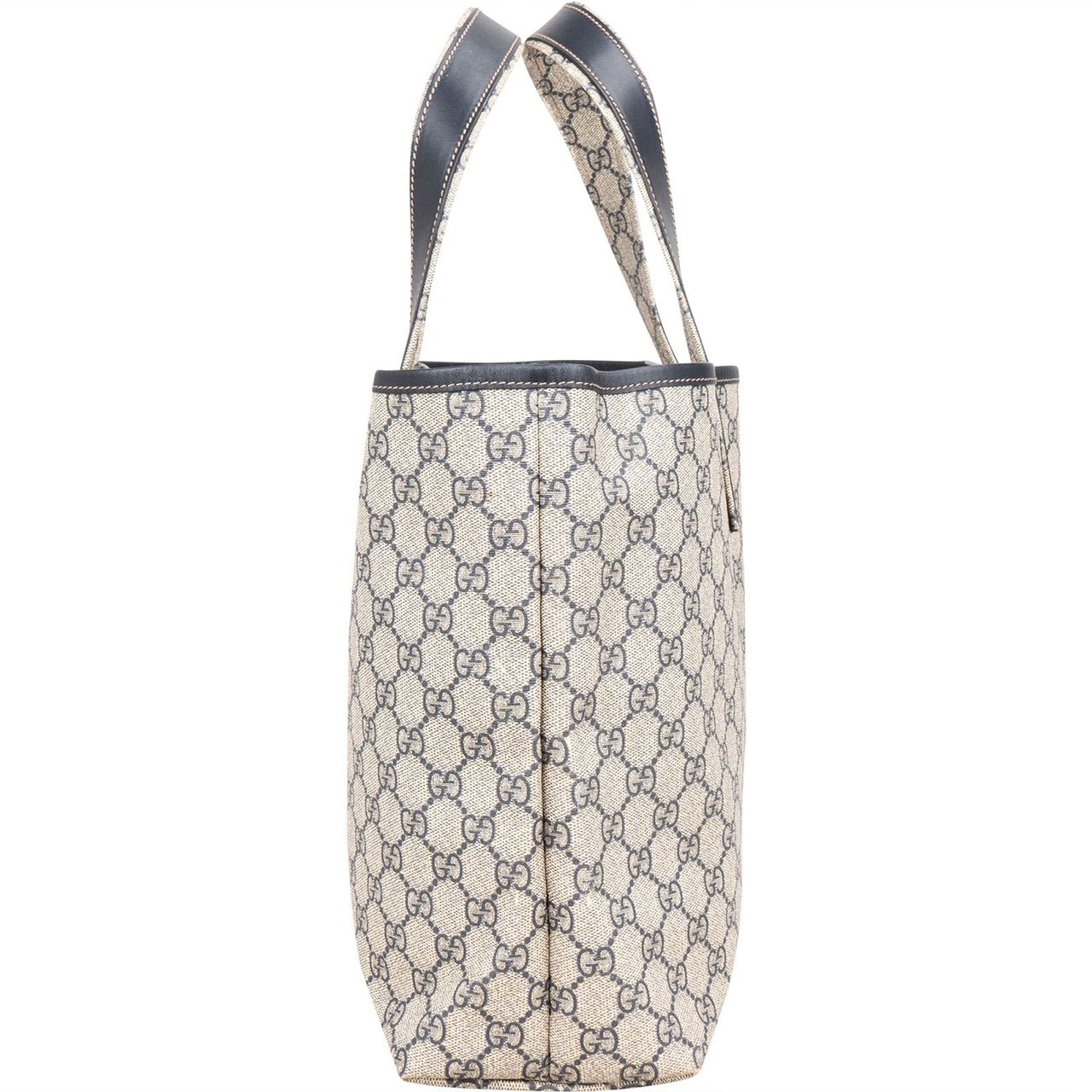 Gucci Gucci Supreme Monogram GG Plus Canvas Web Tote Handbag Divers