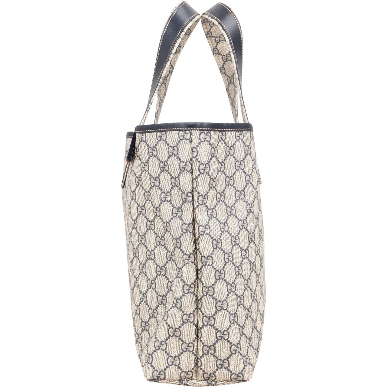 Gucci Gucci Supreme Monogram GG Plus Canvas Web Tote Handbag Divers