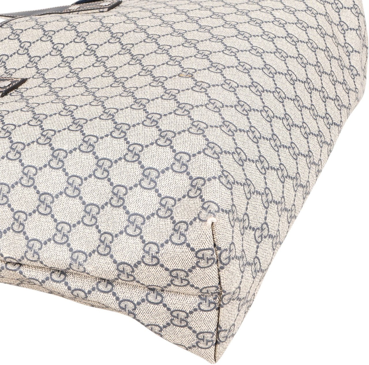 Gucci Gucci Supreme Monogram GG Plus Canvas Web Tote Handbag Divers