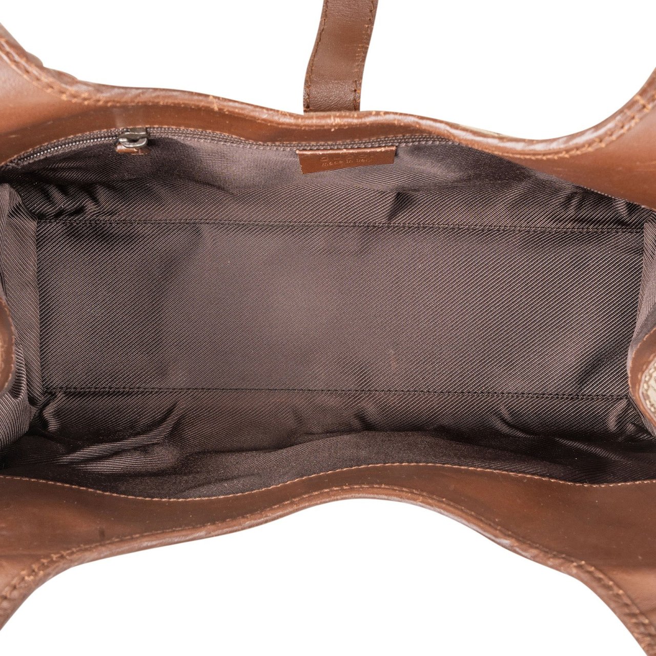 Gucci Gucci Monogram GG Canvas Jackie Shoulder Bag Beige