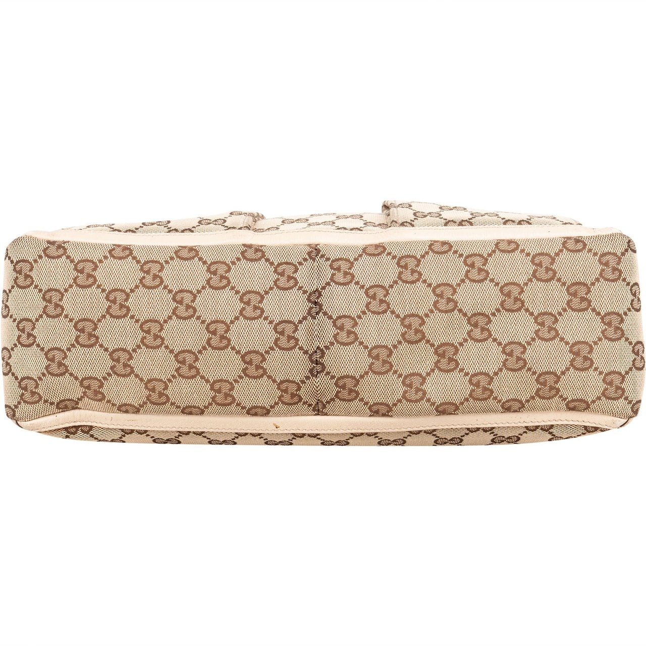 Gucci Monogram GG Canvas Abbey Shoulder Bag Beige