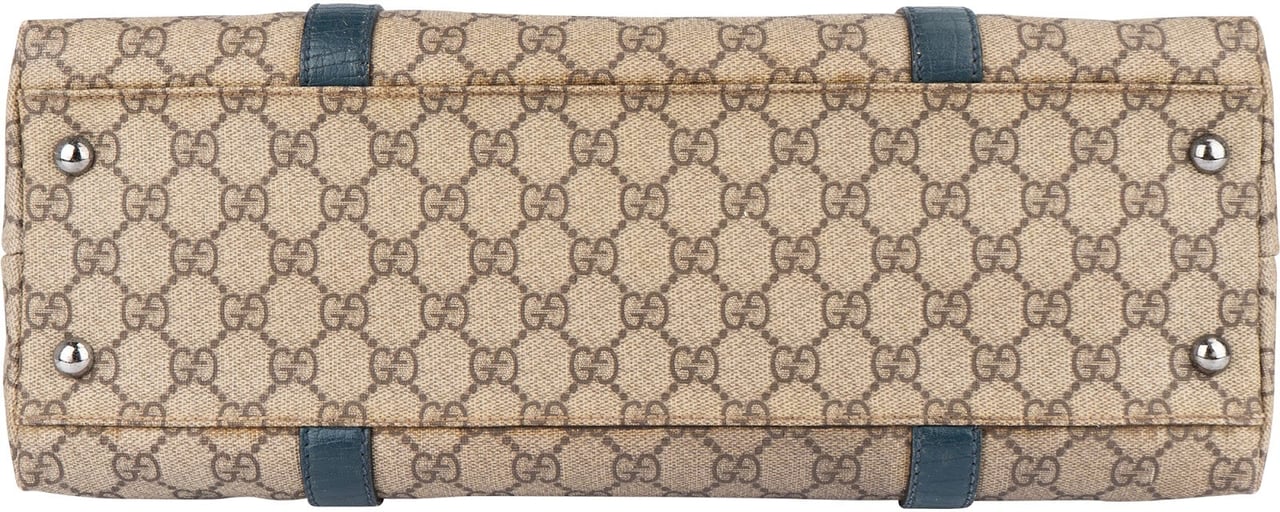 Gucci Gucci Monogram GG Tote Handbag Blauw