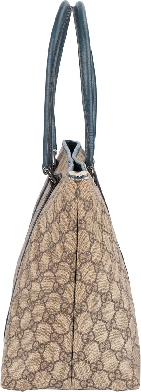 Gucci Gucci Monogram GG Tote Handbag Blauw