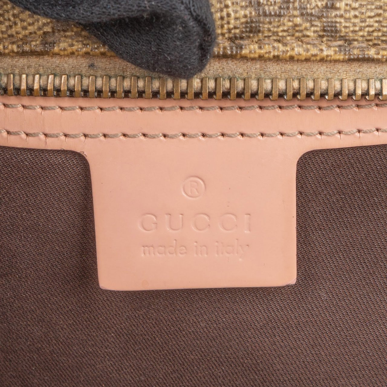 Gucci Gucci Monogram GG Supreme Small Tote Shoulder Bag Beige