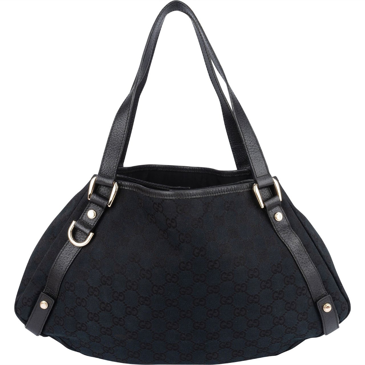 Gucci Gucci Monogram GG Abbey Shoulder Bag Zwart