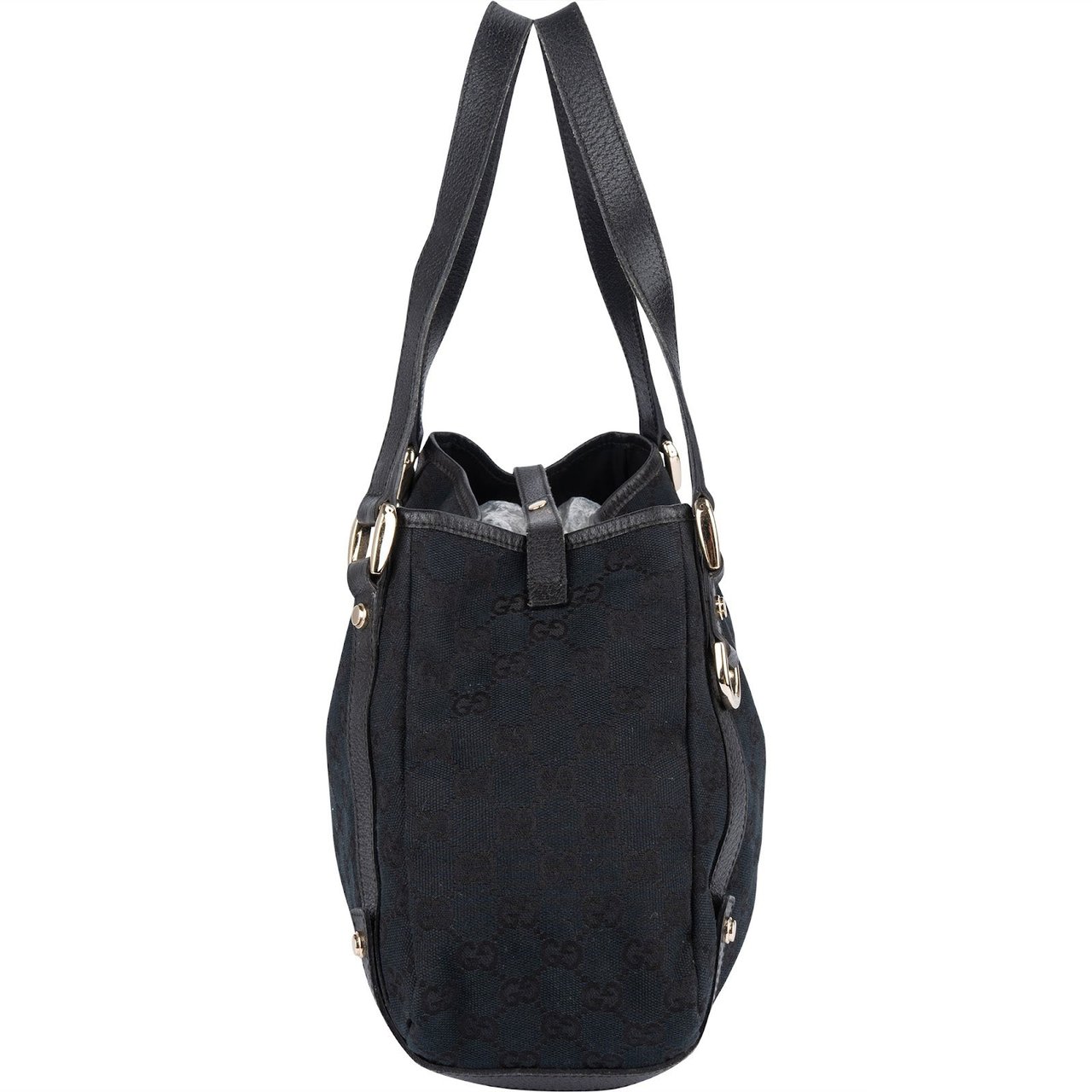 Gucci Gucci Monogram GG Abbey Shoulder Bag Zwart