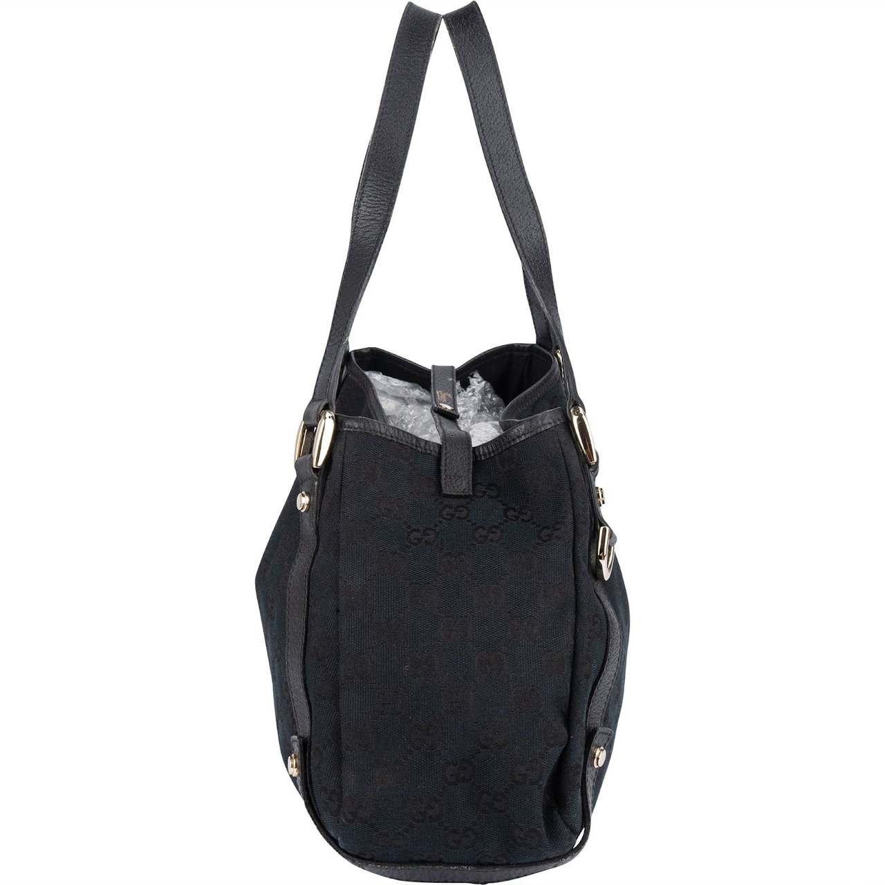 Gucci Gucci Monogram GG Abbey Shoulder Bag Zwart