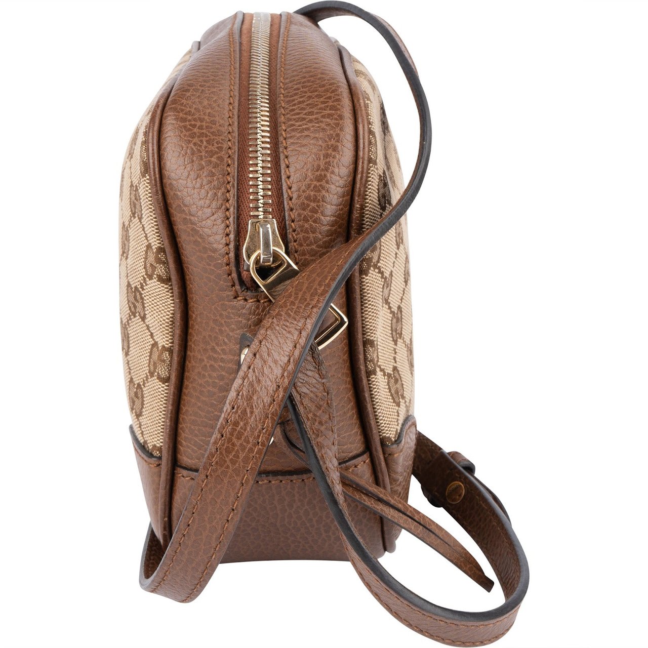 Gucci Gucci Monogram GG Bree Crossbody Bag Beige