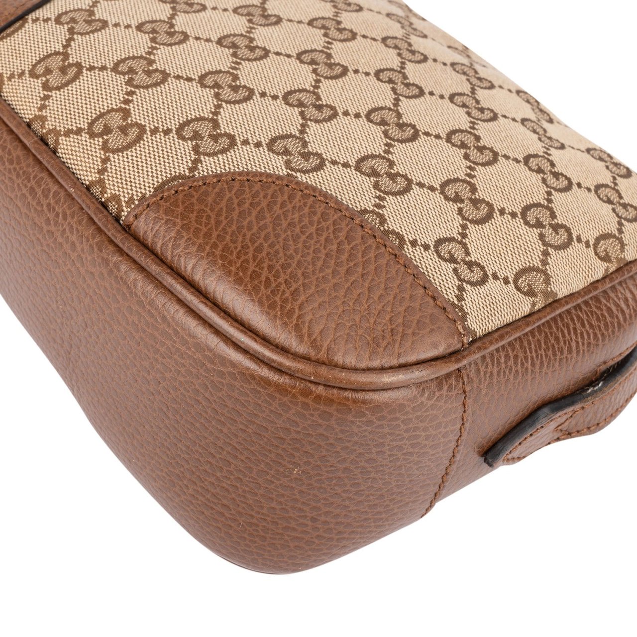 Gucci Gucci Monogram GG Bree Crossbody Bag Beige