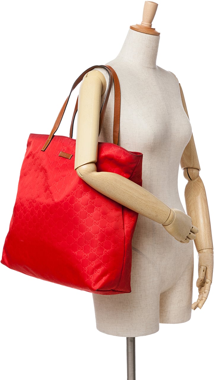 Gucci GG Canvas Tote Rood