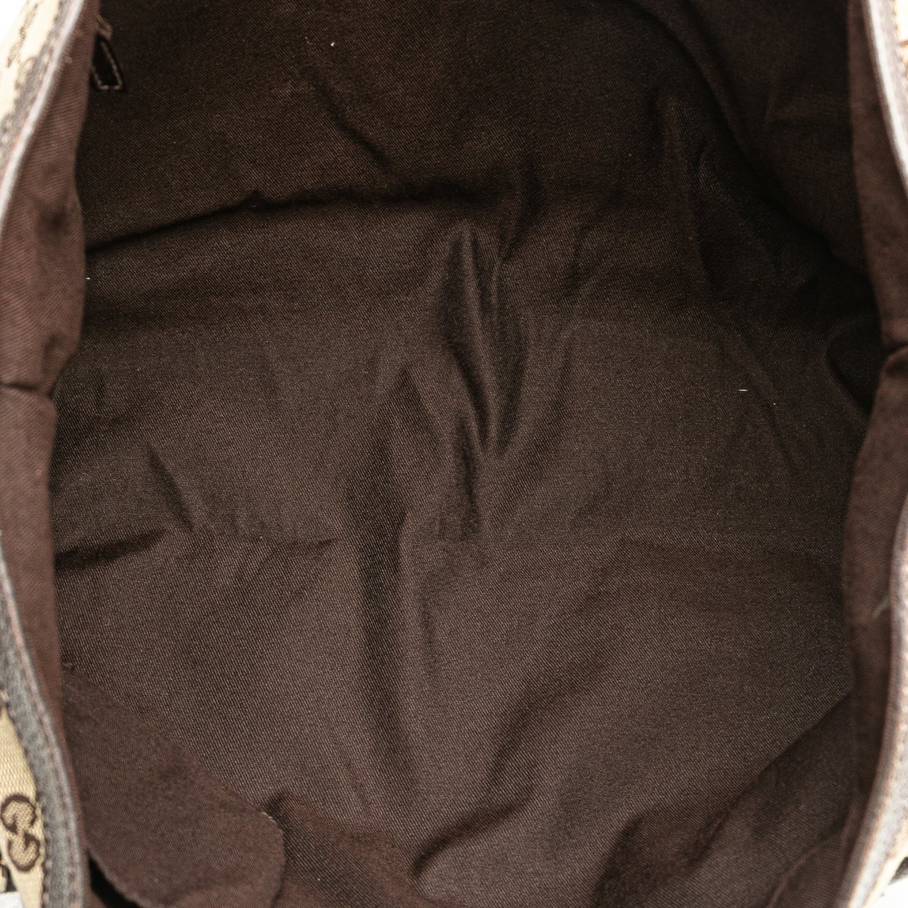 Gucci GG Canvas Abbey D Ring Pocket Tote Bruin