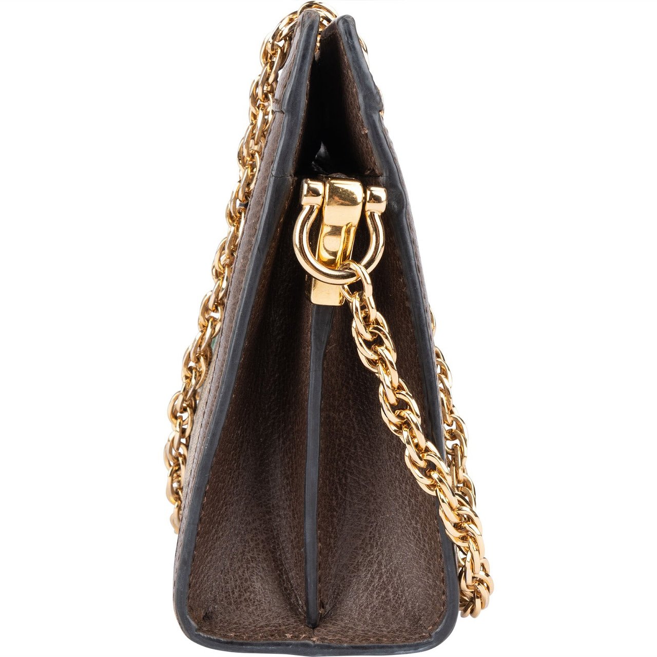 Gucci Gucci Monogram GG Supreme Ophidia Sherry Line Chain Crossbody Bag Bruin