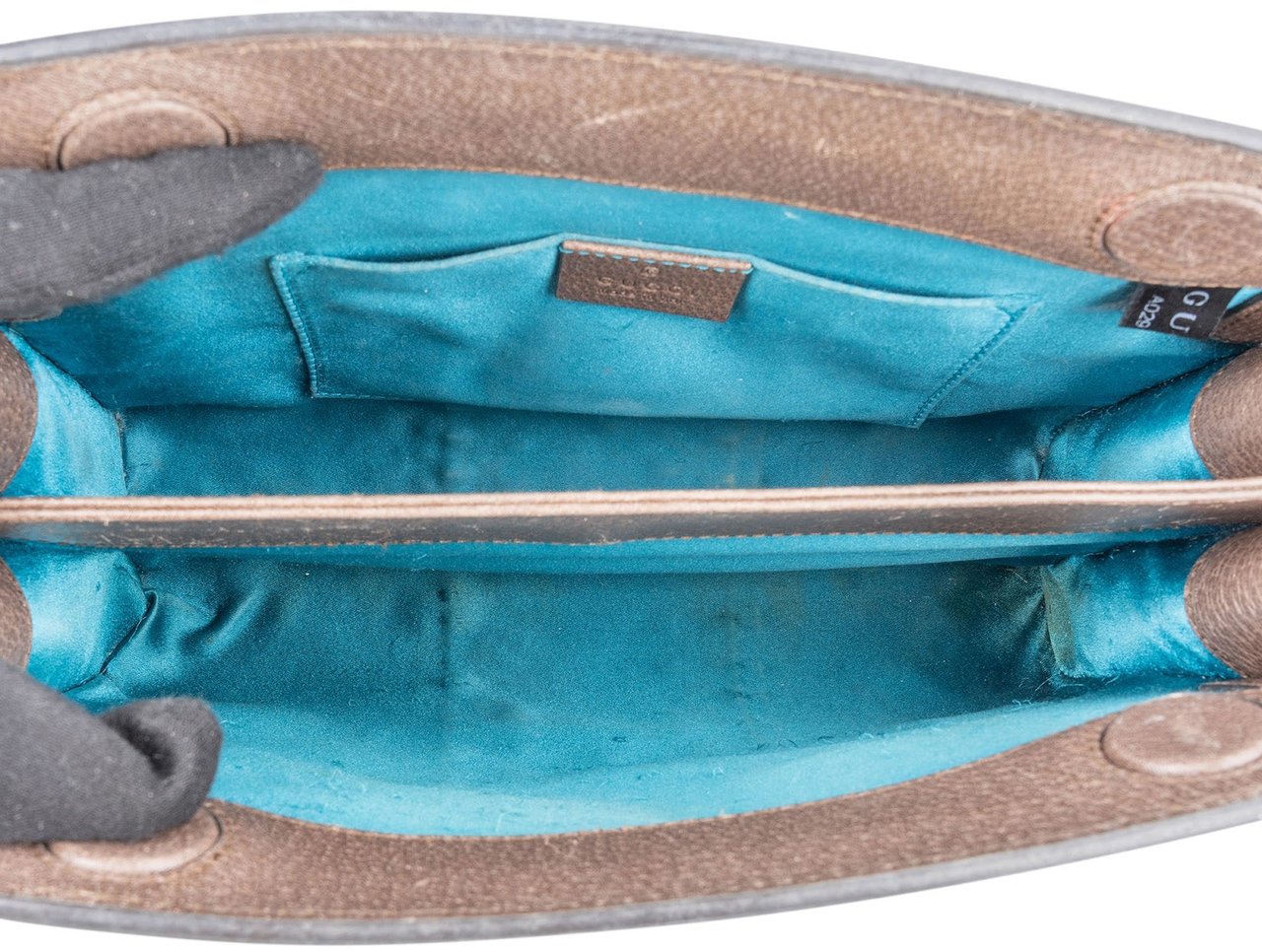 Gucci Gucci Monogram GG Supreme Ophidia Sherry Line Chain Crossbody Bag Bruin