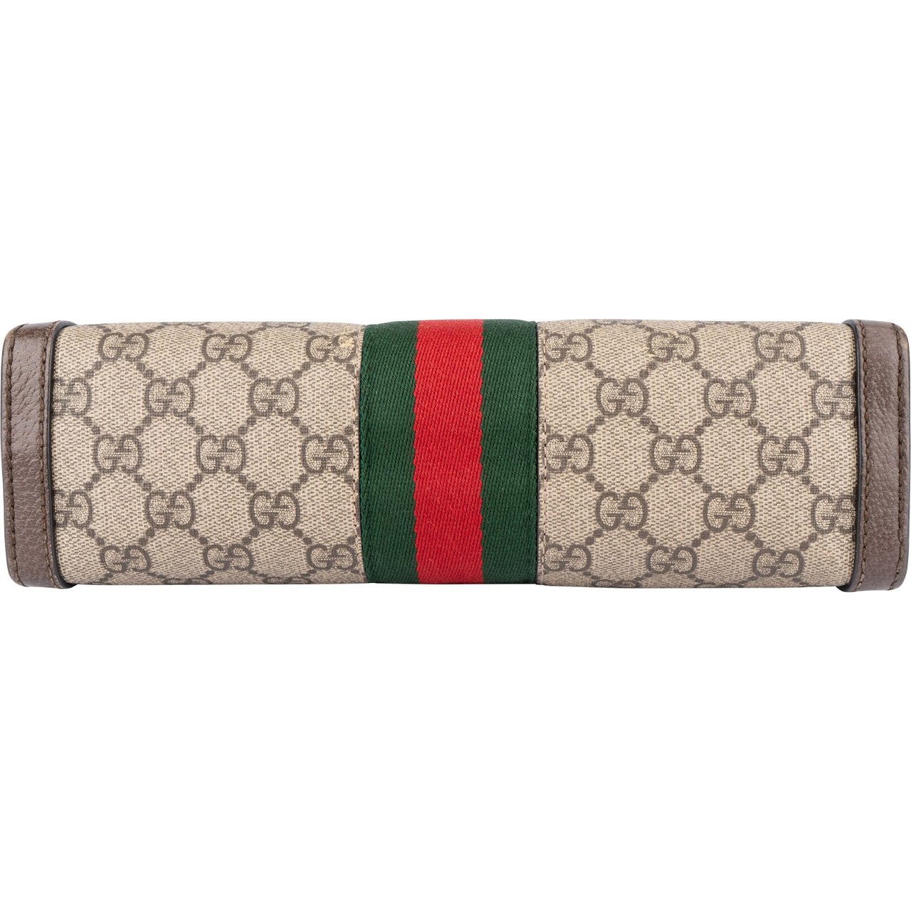 Gucci Gucci Monogram GG Supreme Ophidia Sherry Line Chain Crossbody Bag Bruin