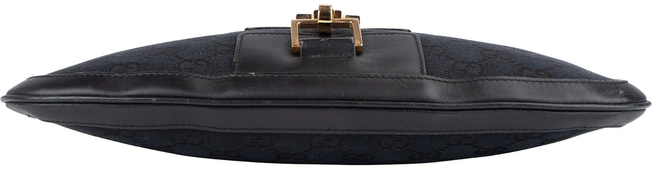 Gucci Gucci Monogram GG  Jackie Shoulder Bag Zwart