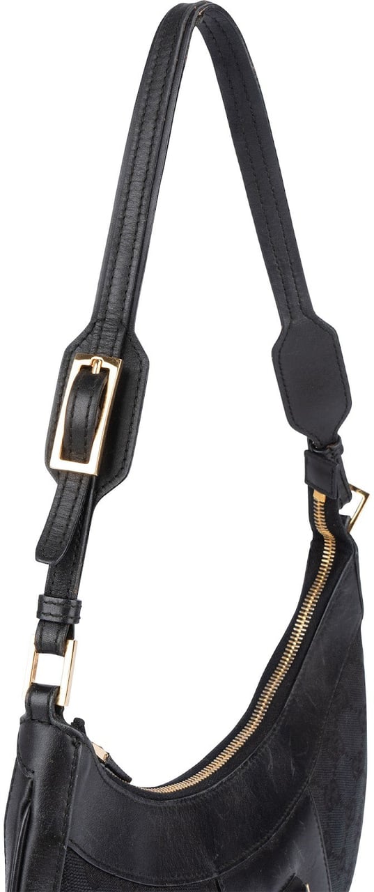 Gucci Gucci Monogram GG  Jackie Shoulder Bag Zwart