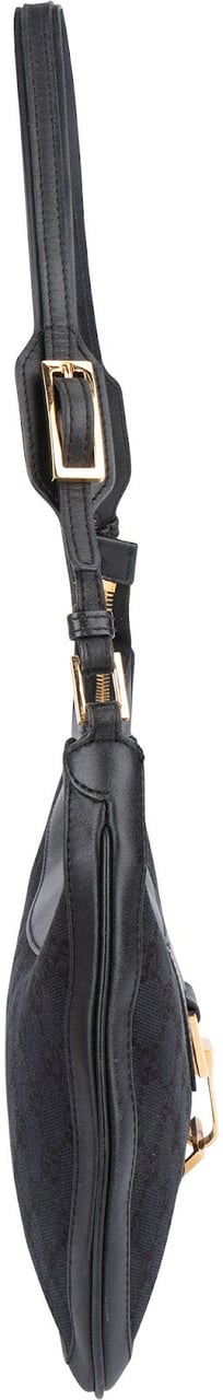 Gucci Gucci Monogram GG  Jackie Shoulder Bag Zwart