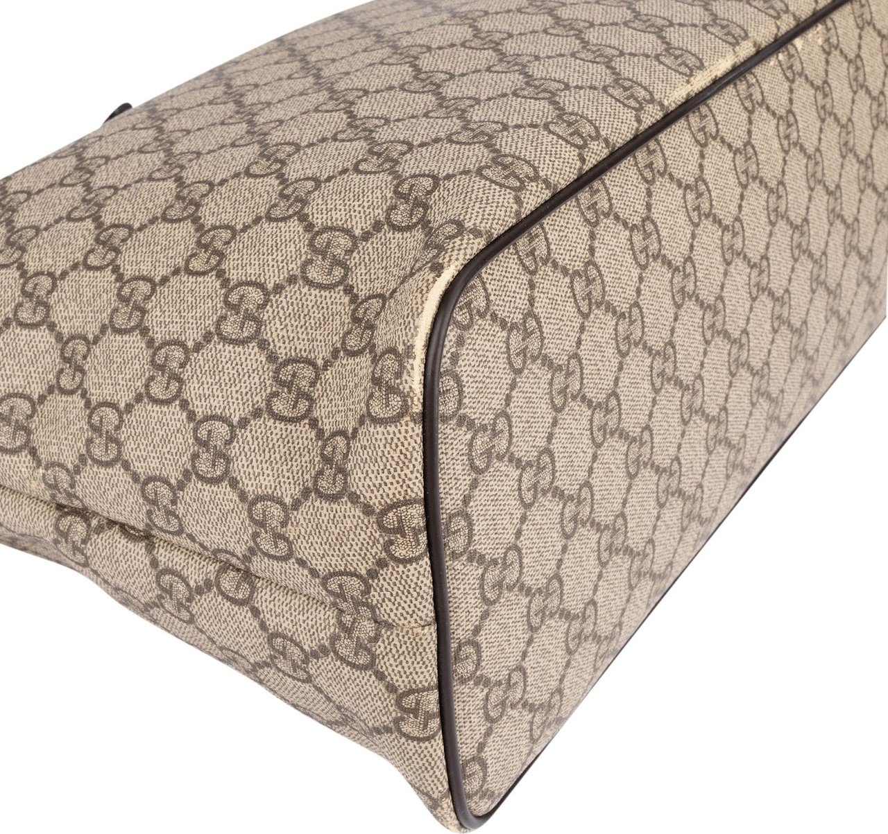 Gucci Gucci Monogram GG Supreme Canvas Tote Handbag Beige