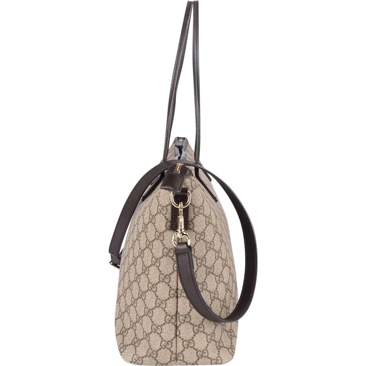 Gucci Gucci Monogram GG Supreme Canvas Tote Handbag Beige