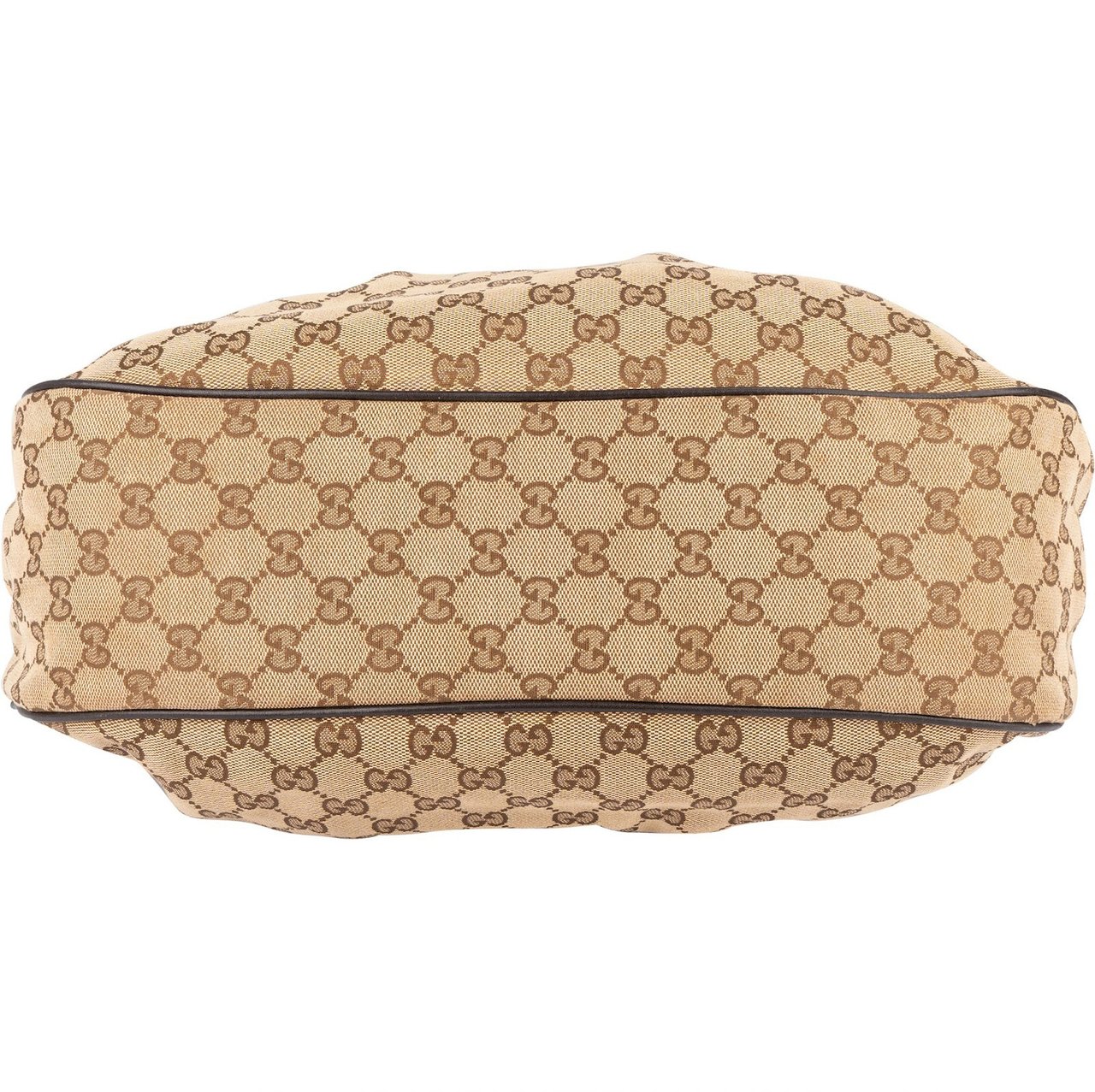 Gucci Gucci Monogram GG Sukey Hobo Handbag Beige