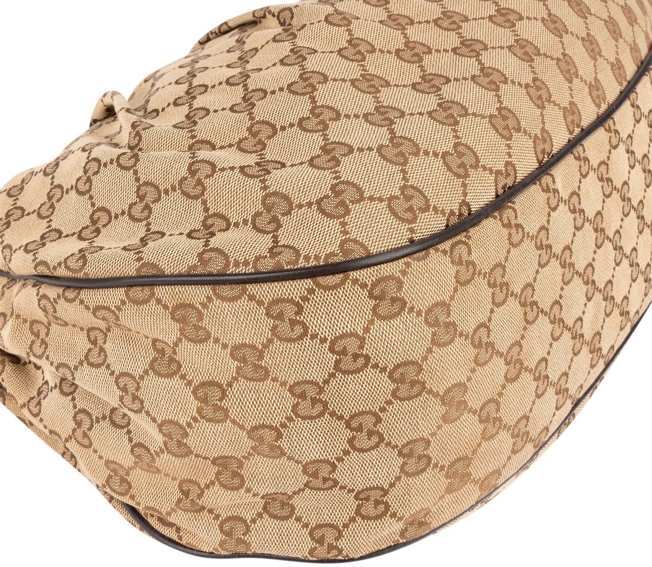 Gucci Gucci Monogram GG Sukey Hobo Handbag Beige