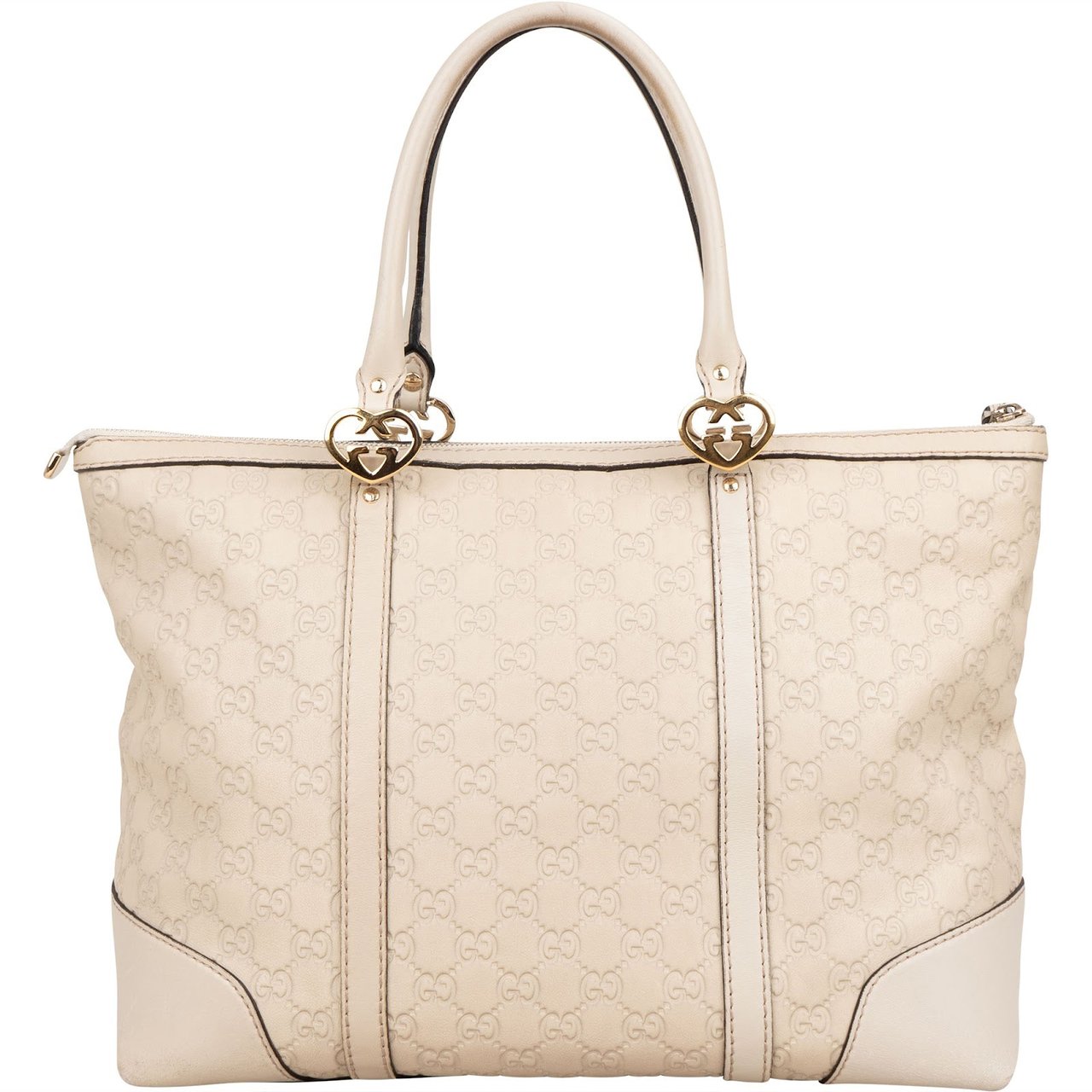 Gucci Guccissima Leather Lovely Heart Tote Handbag Divers