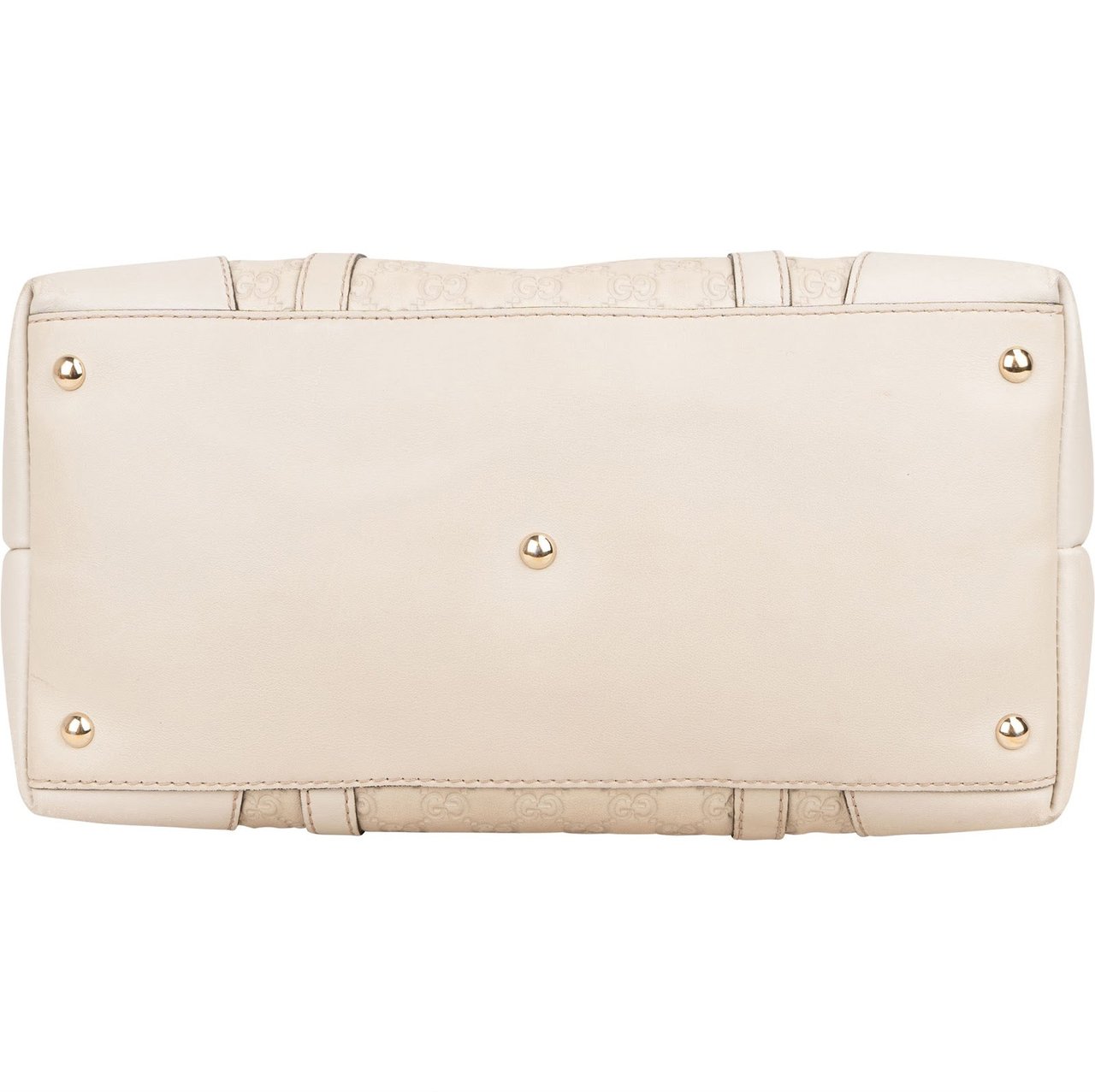 Gucci Guccissima Leather Lovely Heart Tote Handbag Beige