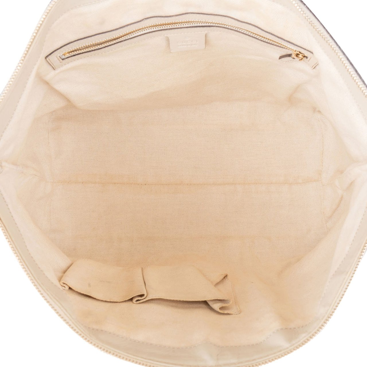 Gucci Guccissima Leather Lovely Heart Tote Handbag Beige