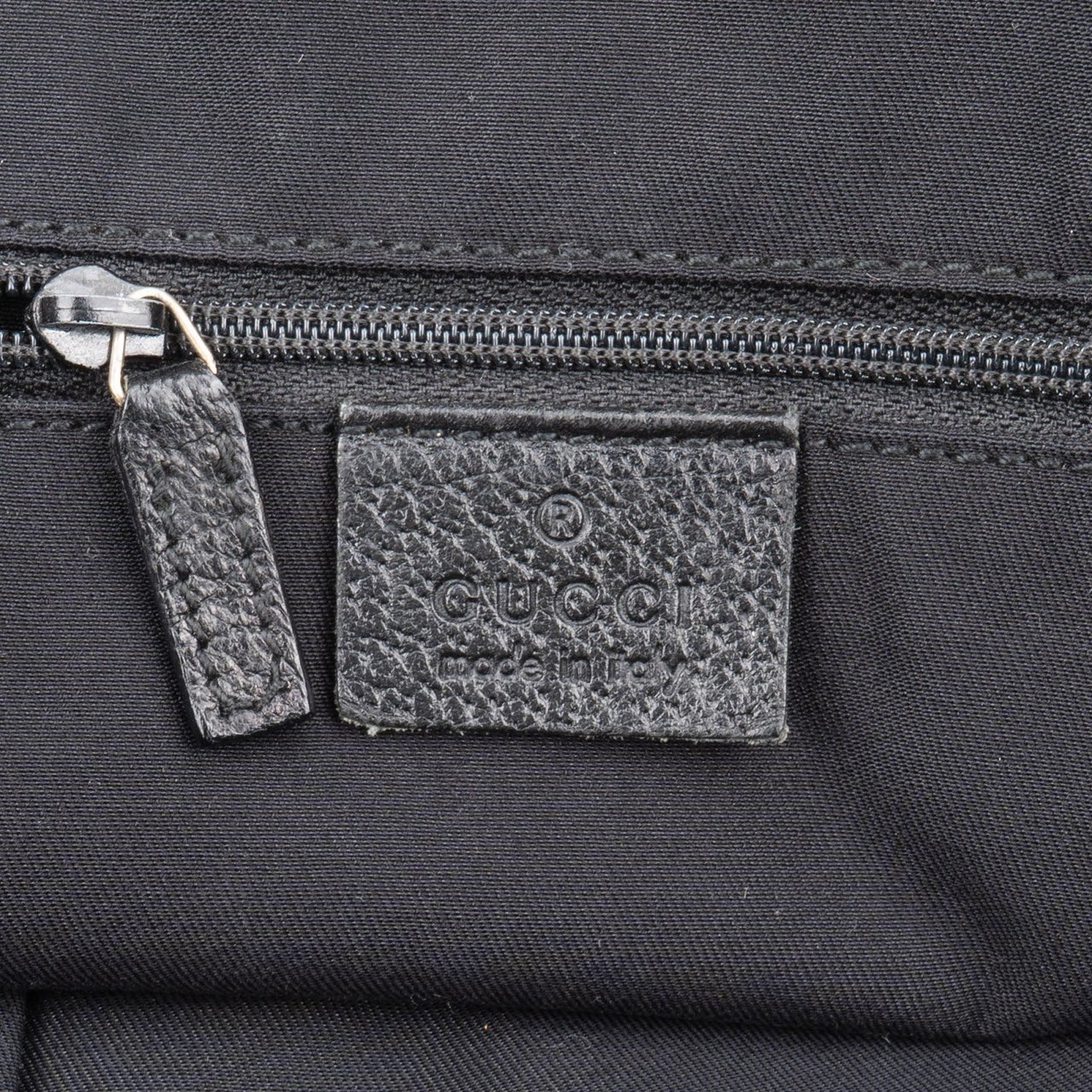 Gucci Gucci Monogram GG Canvas Abbey D-Ring Handbag Zwart